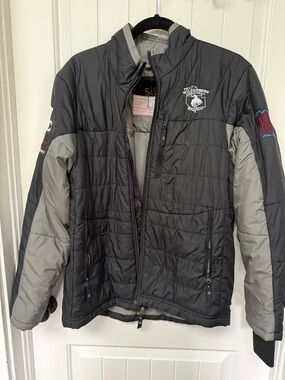 STS Ranchwear Men's Two-Tone Black and Gray Puffer Jacket